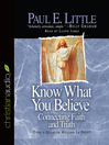 Know What You Believe (MP3)